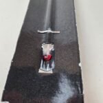 Vintage Drink Coca Cola Sign – Glass Bottle Gas Ad Sign on Porcelain Thermometer - Image 8