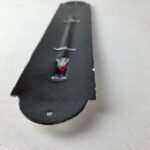 Vintage Drink Coca Cola Sign – Glass Bottle Gas Ad Sign on Porcelain Thermometer - Image 9