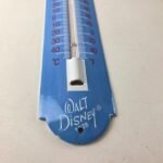 Vintage Drink Coca-Cola Sign – Mickey Minnie Ad Sign on Porcelain Thermometer - Image 11