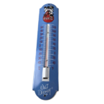 Vintage Drink Coca-Cola Sign – Mickey Minnie Ad Sign on Porcelain Thermometer - Image 2