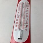 Vintage Drink Coca Cola Sign – Refresh Yourself Ad Sign on Porcelain Thermometer - Image 4