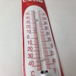 Vintage Drink Coca Cola Sign – Refresh Yourself Ad Sign on Porcelain Thermometer - Image 6