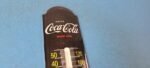 Vintage Drink Coca-Cola Sign – Soda Pop Gas Ad Sign on Porcelain Thermometer - Image 6