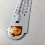 Vintage Drink Squirt Sign – Soda Pop Gas Ad Sign on Porcelain Thermometer - Image 14