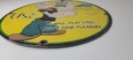 Vintage Duplex Marine Oil Sign – Popeye Gas Service Display Ad Porcelain Sign - Image 11
