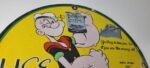 Vintage Duplex Marine Oil Sign – Popeye Gas Service Display Ad Porcelain Sign - Image 5