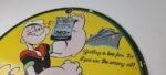 Vintage Duplex Marine Oil Sign – Popeye Gas Service Display Ad Porcelain Sign - Image 8