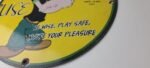 Vintage Duplex Marine Oil Sign – Popeye Gas Service Display Ad Porcelain Sign - Image 10