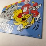 Vintage DX Diamond Dumbo Sign – Gasoline Motor Oil Pump Porcelain Sign - Image 13