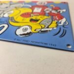 Vintage DX Diamond Dumbo Sign – Gasoline Motor Oil Pump Porcelain Sign - Image 10