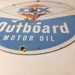 Vintage DX Diamond Motor Oil Sign – Americas Gasoline Outboard Porcelain Sign - Image 10