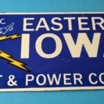 Vintage Eastern Iowa Sign – Porcelain Light Power Willie Wiredhand Gas Pump Sign