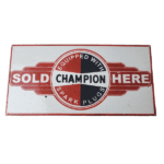 Vintage Engine Mechanic Parts Porcelain Sign – Sales Dealer Gas Pump Sign - Image 2