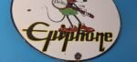 Vintage Epiphone Guitars -Les Paul Porcelain Gas Station Sign - Image 7