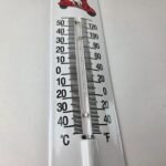 Vintage Esso Gasoline Sign – Gas Station Pump Ad Sign on Porcelain Thermometer - Image 6