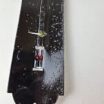 Vintage Esso Gasoline Sign – Gas Station Pump Ad Sign on Porcelain Thermometer - Image 8