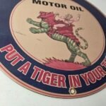 Vintage Esso Gasoline Sign – He-Man Action Figure Toys Porcelain Gas Sign - Image 11