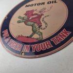 Vintage Esso Gasoline Sign – He-Man Action Figure Toys Porcelain Gas Sign - Image 14