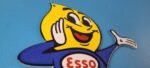 Vintage Esso Gasoline Sign – Oil Drop Boy Porcelain Gas Station Pump Sign - Image 5