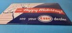 Vintage Esso Gasoline Sign – Porcelain Gas Attendant Filling Station Pump Sign - Image 11