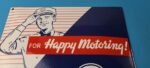 Vintage Esso Gasoline Sign – Porcelain Gas Attendant Filling Station Pump Sign - Image 13