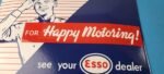 Vintage Esso Gasoline Sign – Porcelain Gas Attendant Filling Station Pump Sign - Image 4