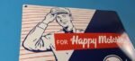 Vintage Esso Gasoline Sign – Porcelain Gas Attendant Filling Station Pump Sign - Image 5