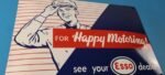 Vintage Esso Gasoline Sign – Porcelain Gas Attendant Filling Station Pump Sign - Image 6