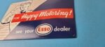 Vintage Esso Gasoline Sign – Porcelain Gas Attendant Filling Station Pump Sign - Image 10