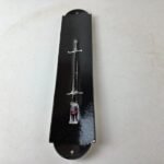 Vintage Esso Gasoline Sign – Service Pump Tiger Ad Sign on Porcelain Thermometer - Image 7