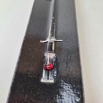 Vintage Esso Gasoline Sign – Service Pump Tiger Ad Sign on Porcelain Thermometer - Image 8