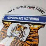 Vintage Esso Gasoline Sign – Tiger Gas Service Station Auto Tank Porcelain Sign - Image 12