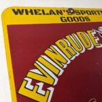 Vintage Evinrude Outboards Sign – Porcelain Marine Boating Fishing Gas Pump Sign - Image 5