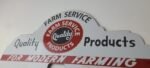 Vintage Farm Sign Topper – Gas Tractor Auto Car Porcelain License Plate Topper - Image 9