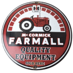 Vintage Farmall International Harvester Sign – Porcelain Farm Barn Gas Pump Sign