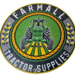Vintage Farmall International Harvester Sign – Porcelain Gas Tractor Dealer Sign