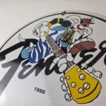 Vintage Fender Sign – Guitars Amplifiers Music Porcelain Gas Station Sign - Image 12