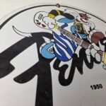 Vintage Fender Sign – Guitars Amplifiers Music Porcelain Gas Station Sign - Image 5