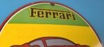 Vintage Ferrari Dino Sports Car Sign – Auto Service Dealer Gas Porcelain Sign - Image 5