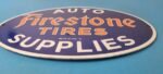 Vintage Firestone Tires Sign – Auto Supplies Gas Pump Porcelain Sign - Image 11
