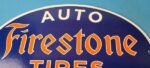 Vintage Firestone Tires Sign – Auto Supplies Gas Pump Porcelain Sign - Image 13