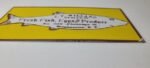 Vintage Fish Eggs Produce Sign – Willard Dealer Porcelain Advertising Sign - Image 12