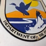 Vintage Fish Wildlife Sign – Agricultural Outdoor US Gas Pump Porcelain Sign - Image 11