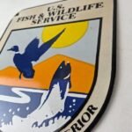 Vintage Fish Wildlife Sign – Agricultural Outdoor US Gas Pump Porcelain Sign - Image 13