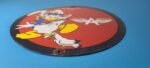 VINTAGE FLYING A GASOLINE PORCELAIN GAS OIL SERVICE DONALD DUCK PUMP PLATE SIGN - Image 11