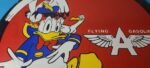 VINTAGE FLYING A GASOLINE PORCELAIN GAS OIL SERVICE DONALD DUCK PUMP PLATE SIGN - Image 3
