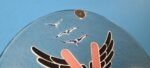 VINTAGE FLYING A GASOLINE PORCELAIN VEEDOL MOTOR OIL SERVICE GAS PUMP PLATE SIGN - Image 5