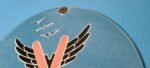 VINTAGE FLYING A GASOLINE PORCELAIN VEEDOL MOTOR OIL SERVICE GAS PUMP PLATE SIGN - Image 8