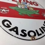 Vintage Flying A Gasoline Sign – The Jetsons Gas Service Station Porcelain Sign - Image 11