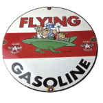 Vintage Flying A Gasoline Sign – The Jetsons Gas Service Station Porcelain Sign - Image 2